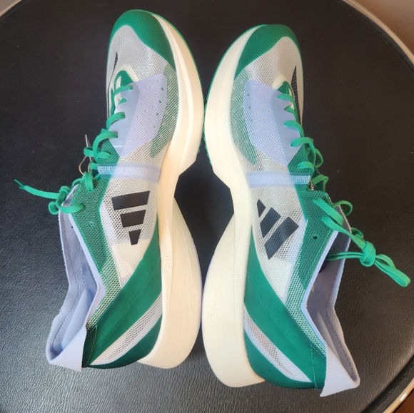 Adidas Adizero Takumi Sen 9 Mens Running shoes sz 12.5 New Green - Picture 8 of 10